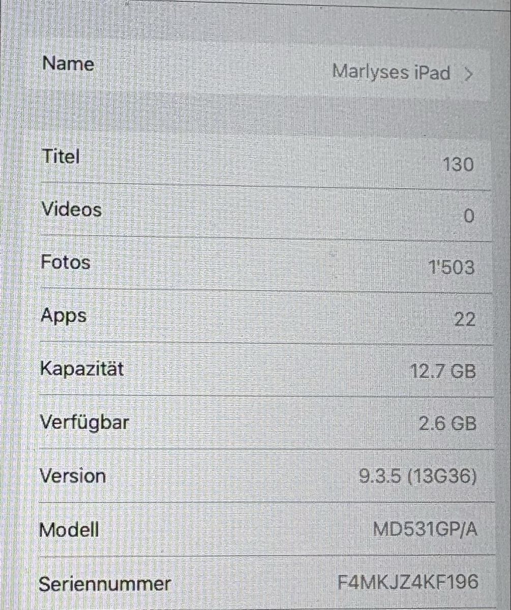 Apple Tablettes PC: iPad Mini A1432 – D'occasion à Rümlang par svent 5