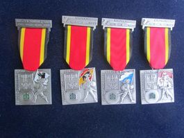 4 X Feldschlösschen Stich - Banner AR - NW - BE - ZH
