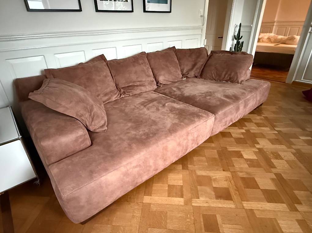 Interio Divani: Braunes Sofa  Gross, bequem und gepflegt – Usato da Zürich venduto da maisen 1