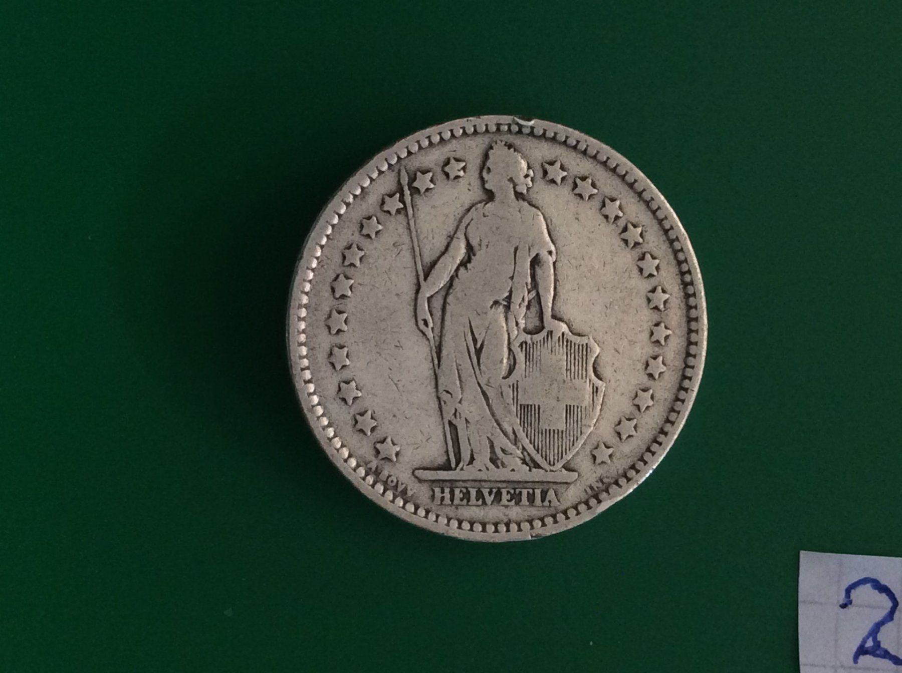 Tutti le monete: 2 francs  1894 – Usato da Genève venduto da pie_fh2d 1