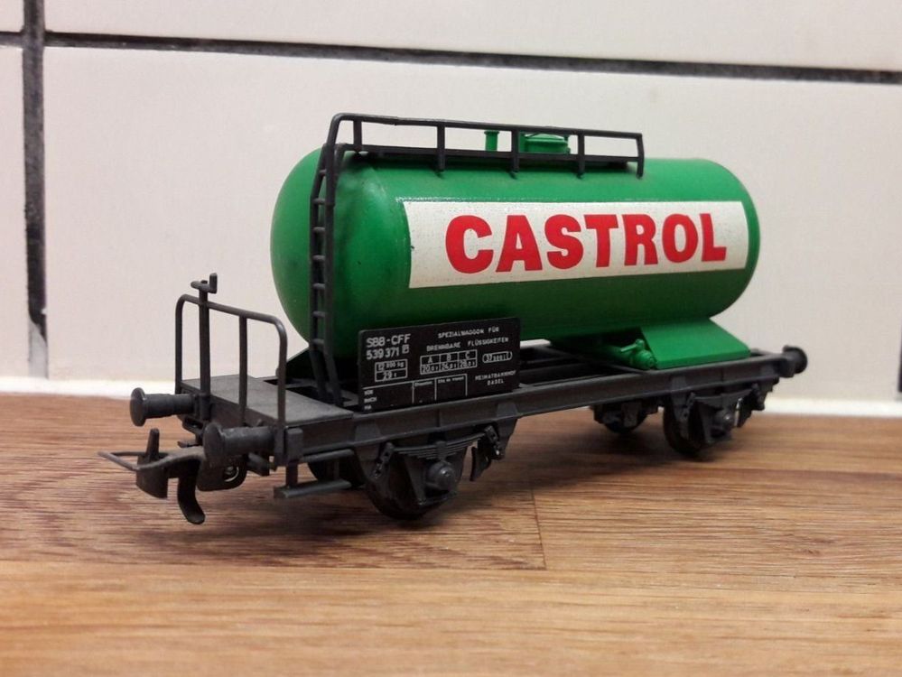 LILIPUT 258 50 Ho Sbb Cff Wagon Citerne à Bogie Vins Schenk Livrée