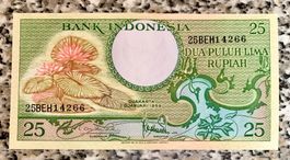 25 Rupiah Indonesien 1959!!! UNC!!!