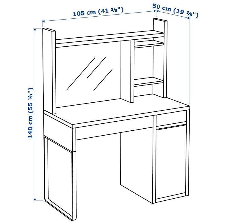 Ikea Schreibtische: IKEA MICKE bureau 105x50cm – Gebraucht aus Lausanne von leonor.cmpl 3