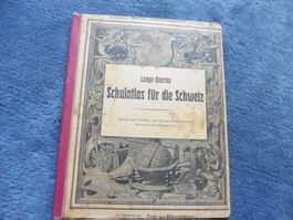 Atlas-Schweiz,Wappen,Litho,Gebirge,Linth,Basel,Völker,Textil