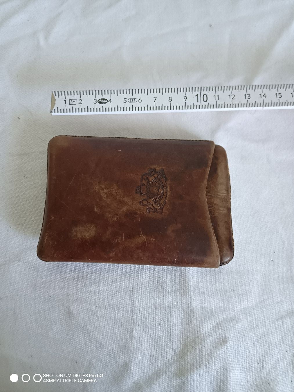 Altri Prodotti per fumatori: Zigarren Etui Leder Braun mit Emblem gebraucht Antik – Usato da Aarwangen venduto da to-hirschi 2