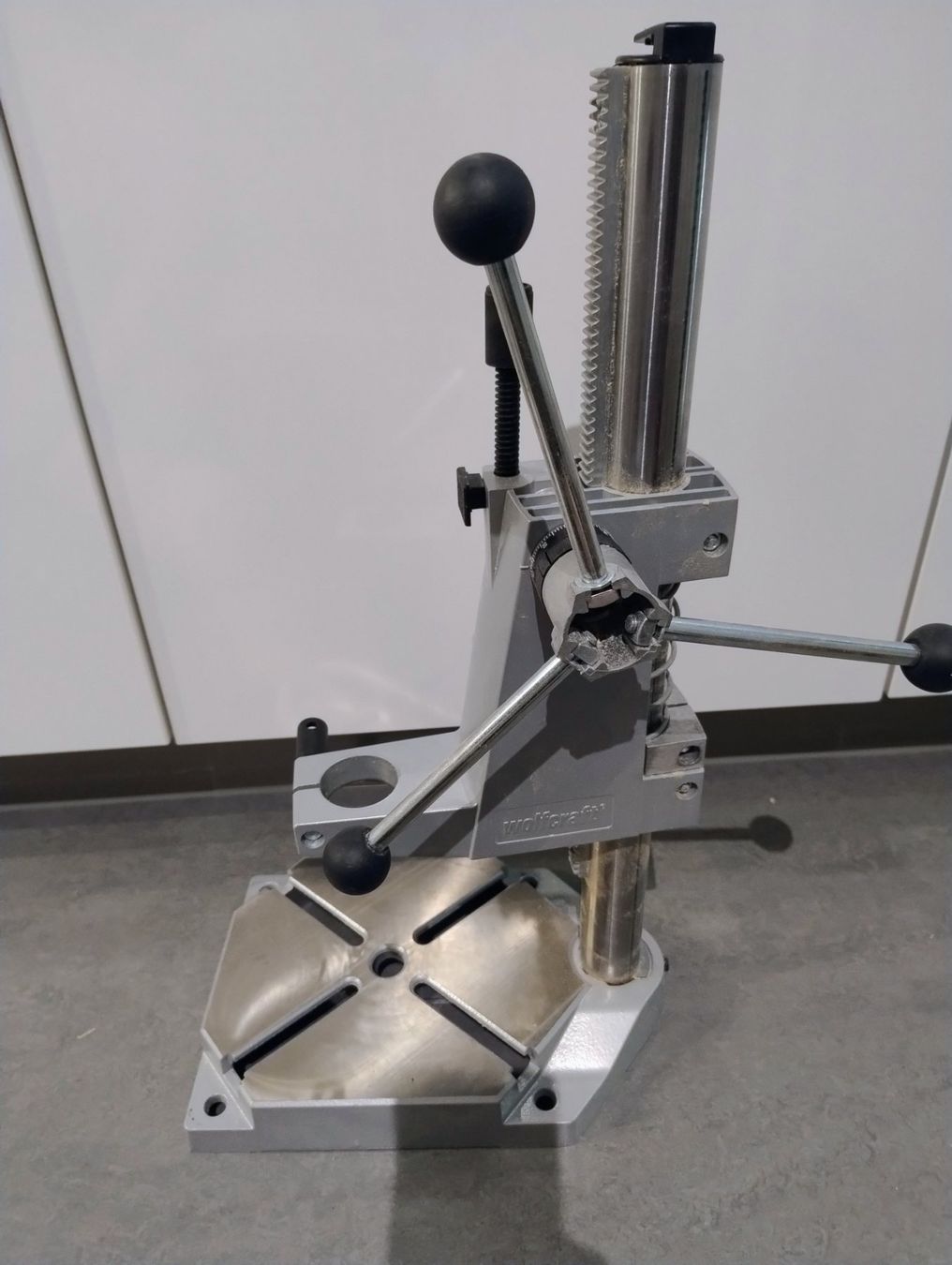 Wolfcraft Trapani: wolfcraft Bohrständer – Usato da Beckenried venduto da SCHEMA79 1