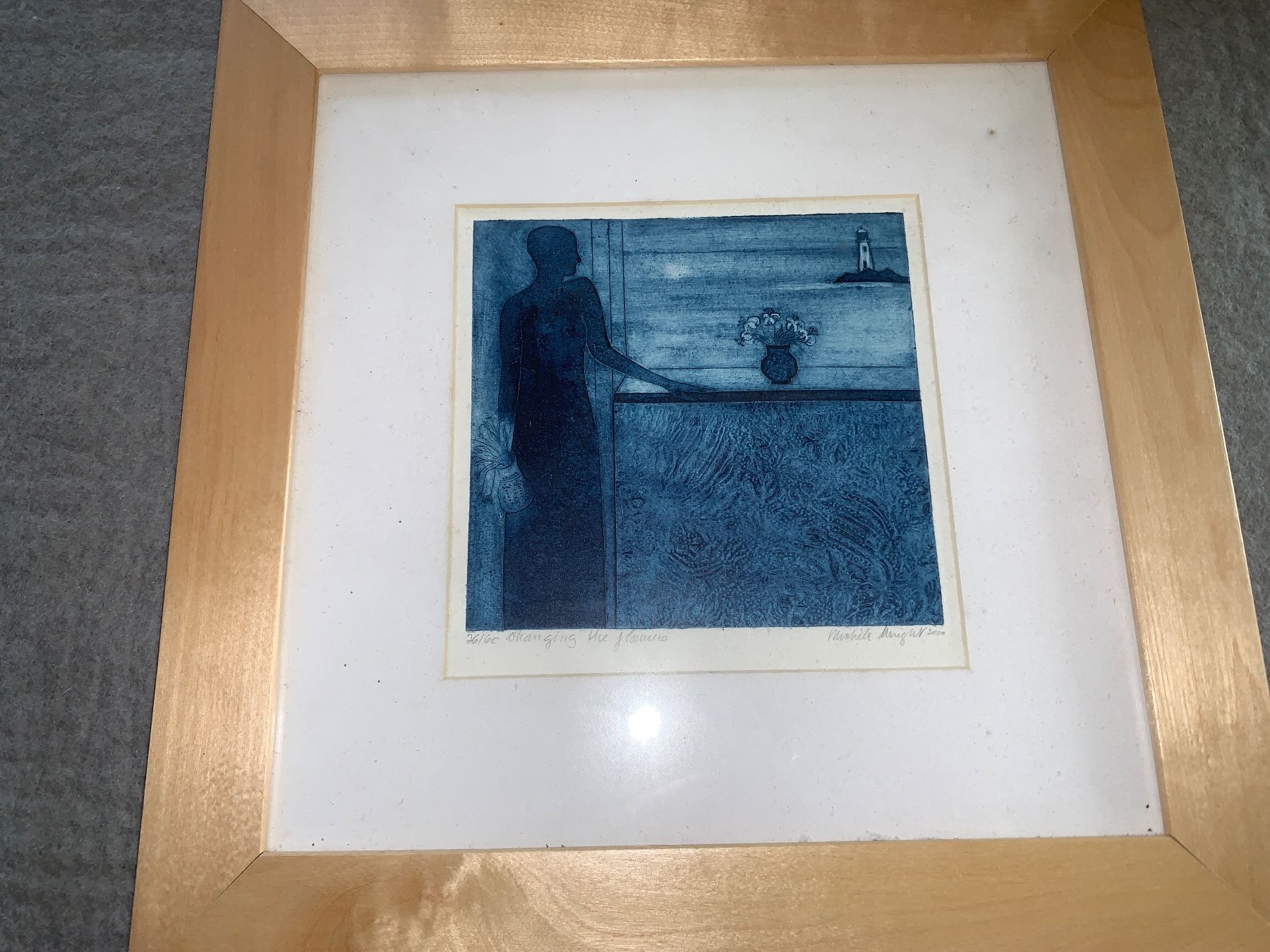 Poster & Bilder: Michelle Wright, "Changing the Flowers", gerahmtes Bild 2000 – Gebraucht aus Richterswil von Moii89
