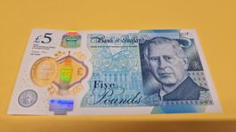 5 Pfund Banknote Bank of England 2003