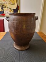 Pflanztopf Vintage Steingut glasiert