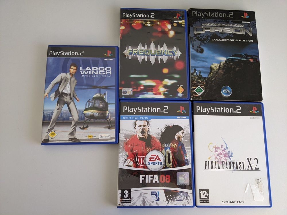 Sony Playstation 2 PS2 Konsole Set mit 5 Spielen Kaufen auf Ricardo