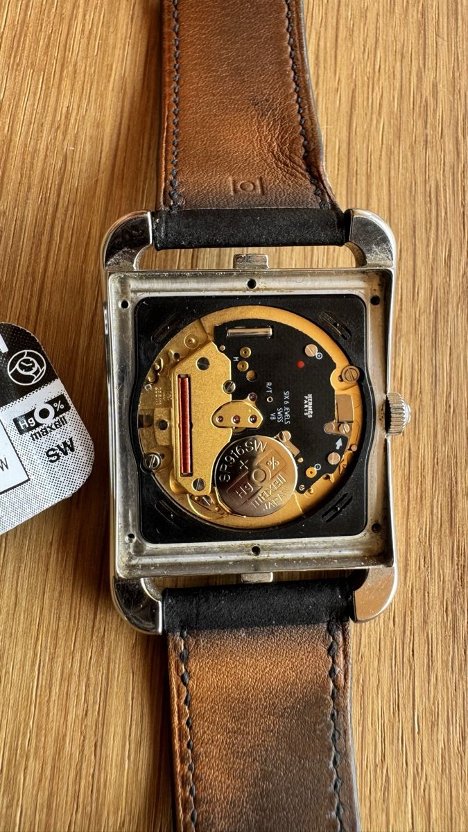 Hermès Orologi: Hermès Cape Cod Stahl, Lederarmband, Top! – Usato da Untersiggenthal venduto da TimeandShine 8