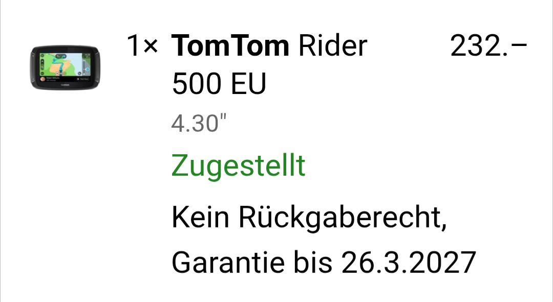 Tomtom Navigatori: tomtom Navi für Motorräder  – Usato da Wikon venduto da rossmueller.f 2