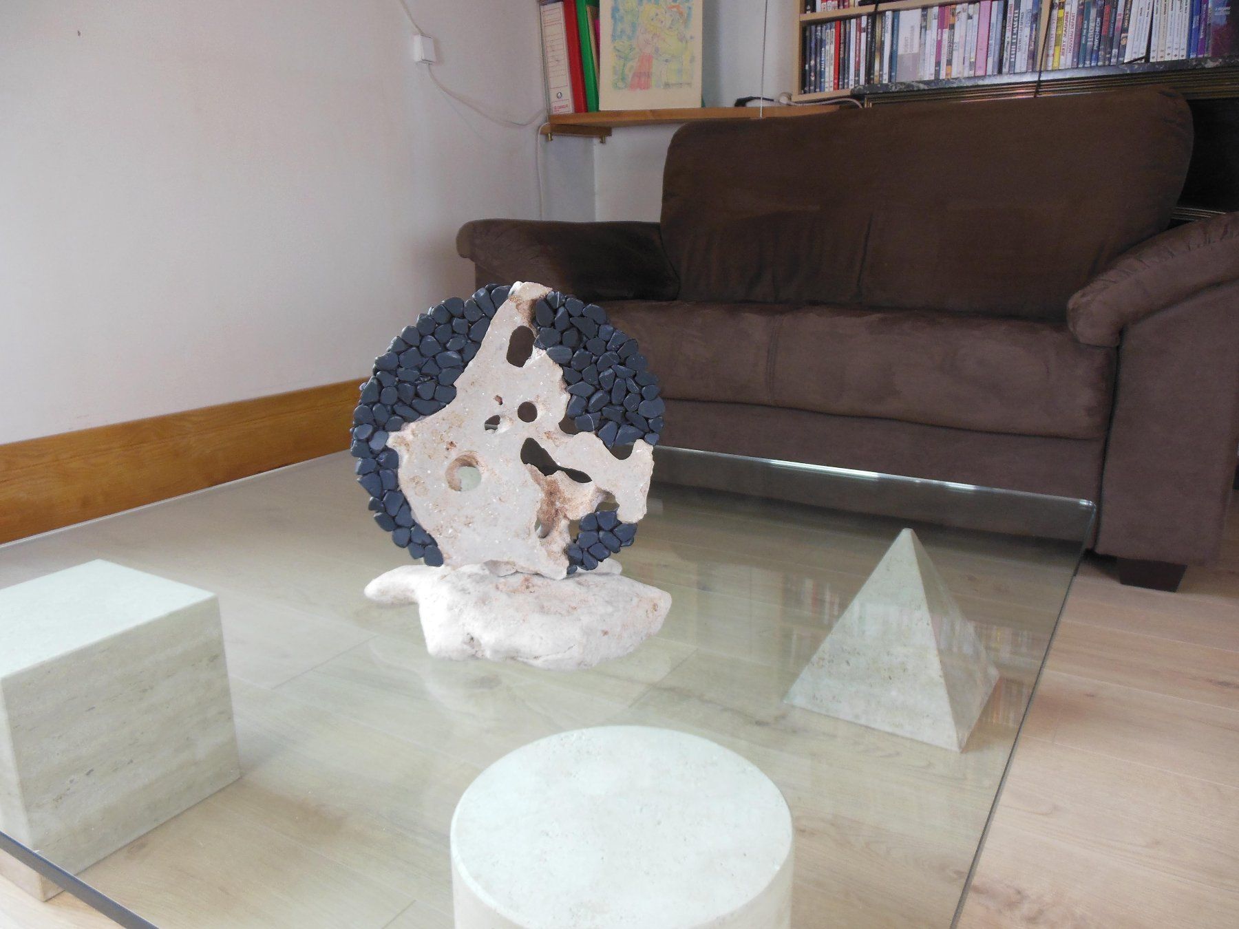 Sculture & Statue: Sculpture en Marbre Noir - Statue - Décoration Maison – Nuovo (secondo la descrizione) da GEMEAUX venduto da MarcMugnierSculpture 2
