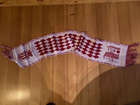 Écharpe fan AS Monaco vintage