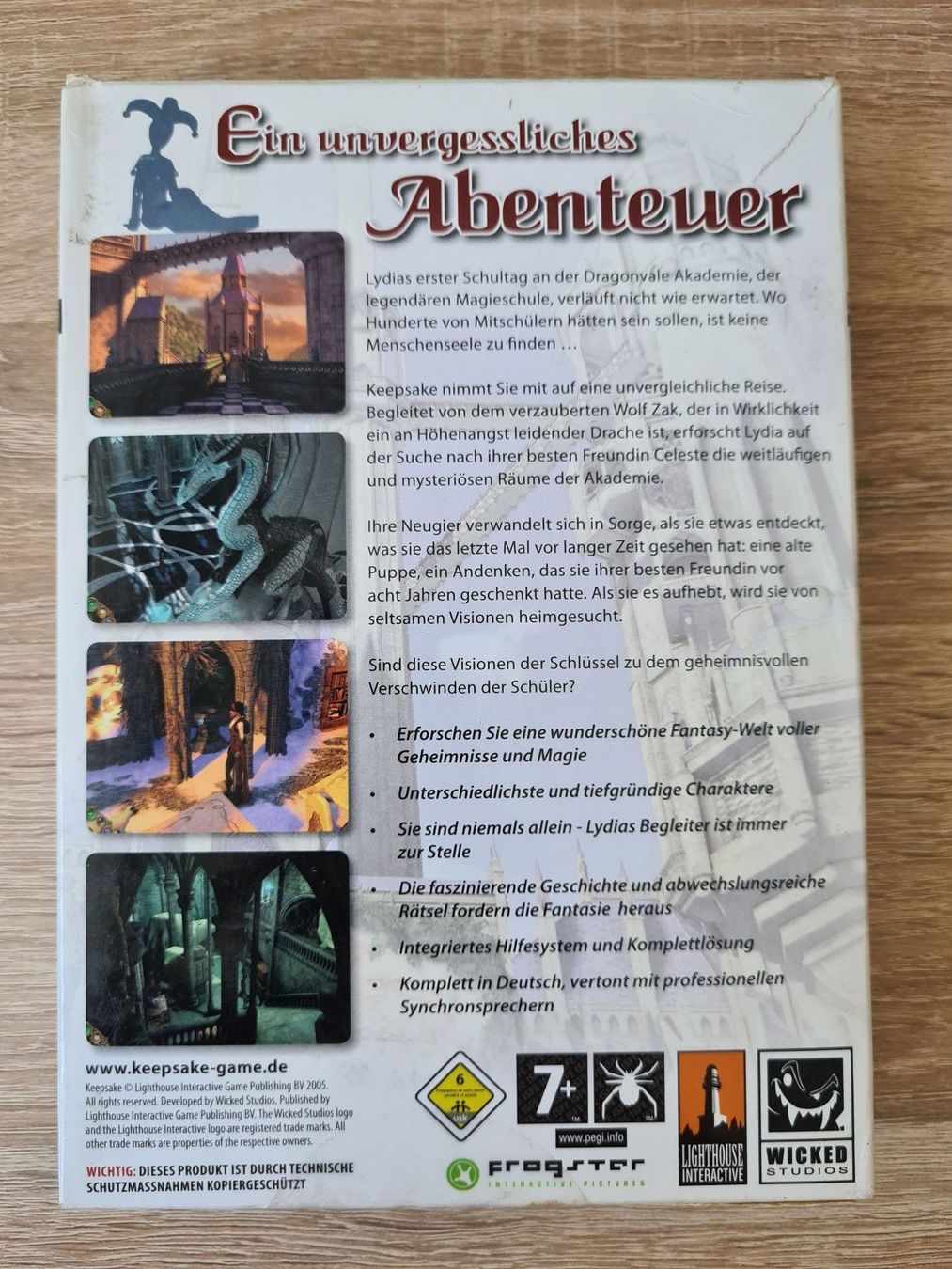 Giochi: Keepsake (3 CD) - Box - PC – Usato da Carouge GE venduto da Franllo 1