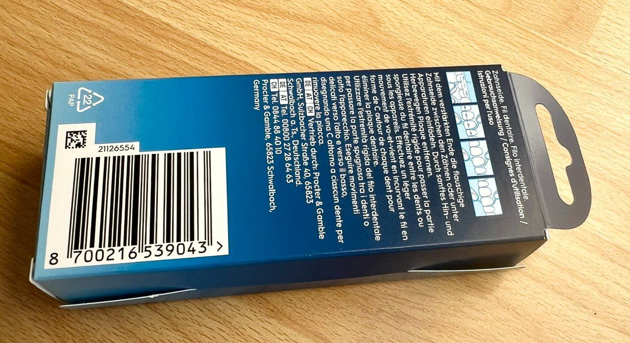 Oral B Cura dei denti: Oral-B Superfloss THREADER Zahnseide 50 Fäden – Nuovo e nell'imballaggio originale da Matzendorf venduto da BTCSwisswatcher 2