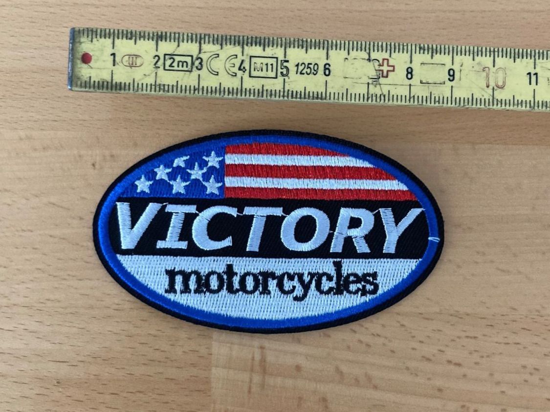 Toppe: Victory Motorcycles Patch Sticker Aufnäher 1015 – Nuovo (secondo la descrizione) da Horn venduto da abutre72