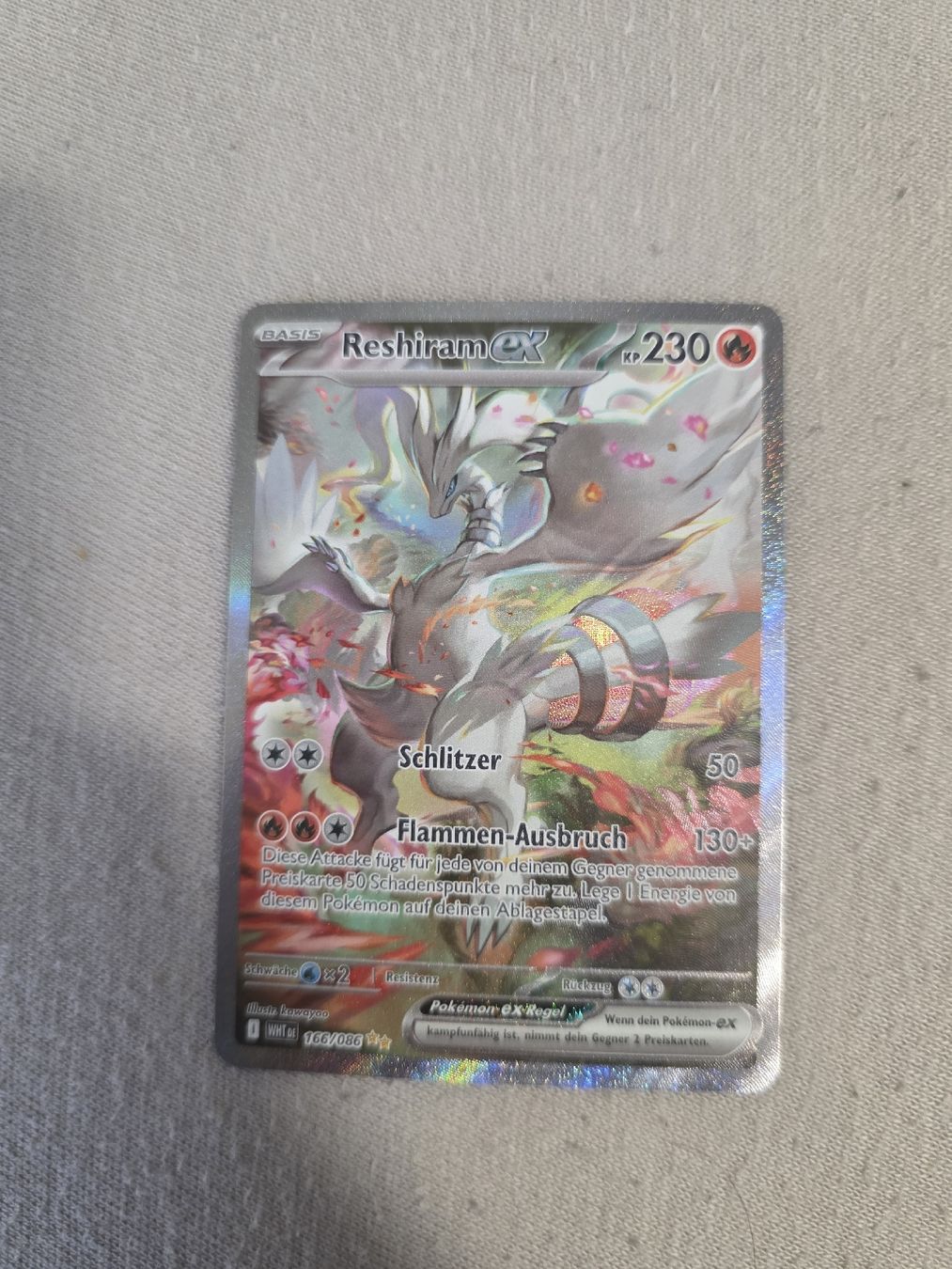 Pokémon Sammelbilder & Trading cards: Reshiram EX 166/086 Deutsch – Neu (gemäss Beschreibung) aus Küblis von Yoshpeke 2