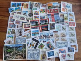 Lot timbres récent sur fragments