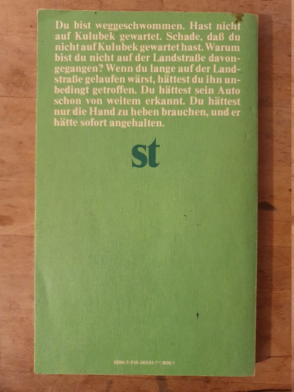 Libri: Der weisse Dampfer Suhrkamp – Usato da Zürich venduto da loosebone 1