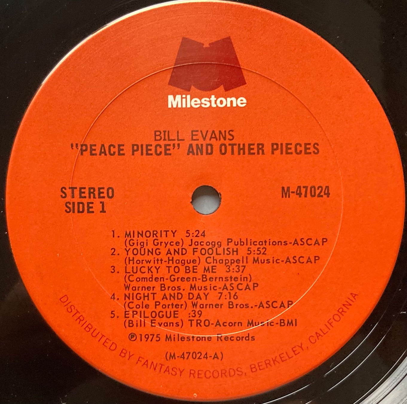 Dischi in vinile: BILL EVANS - PEACE PIECE AND OTHER PIECES – Usato da Poliez-Pittet venduto da Newtown-Records 1