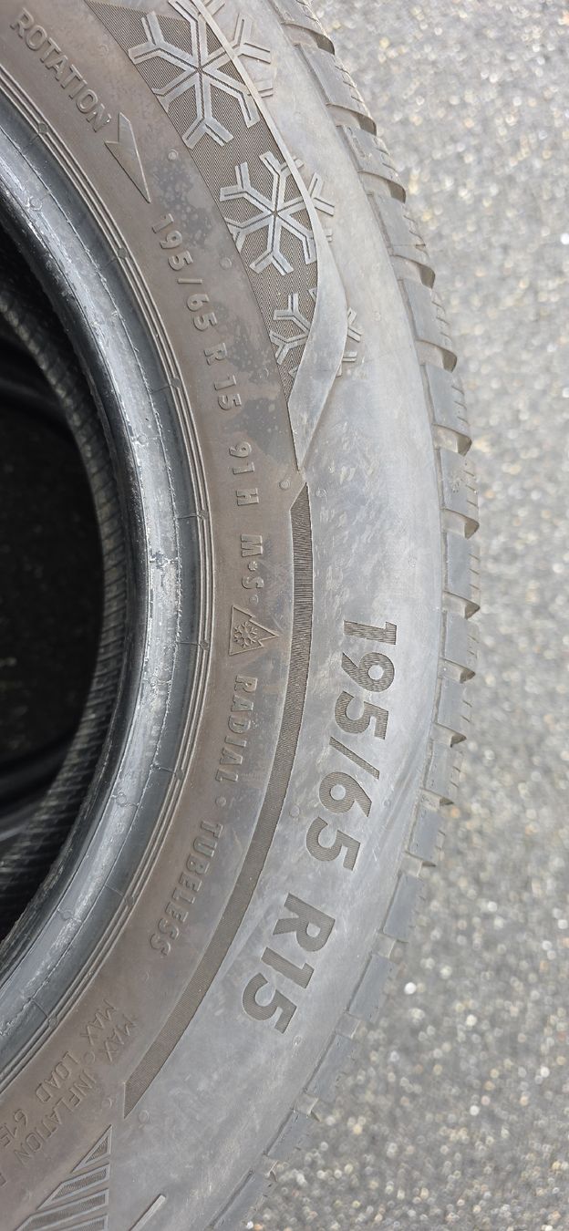 Pneumatici & Ruote complete: Winterpneu 195/65/R15 M+S – Usato da herzogenbuchsee venduto da jamma01 3