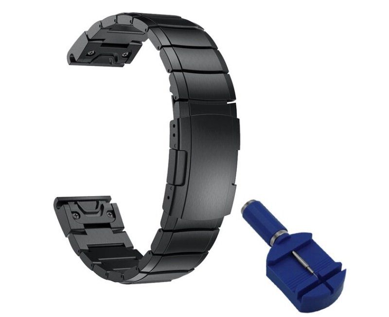 Garmin Smartwatch: Armband Bracelet au Edelstahl Premium für Garmin Watch – Neu und originalverpackt aus Lausanne von WATCH-WORLD 2