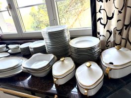 Fraureuth 80-teiliges Porzellan Service Vintage 1920-1930