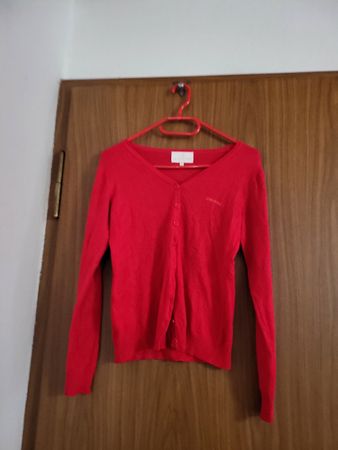 Cardigan rouge Lamarthe Paris, taille S/M -