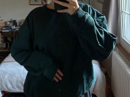 Petrolfarbener Sweater von Weekday, Grösse M