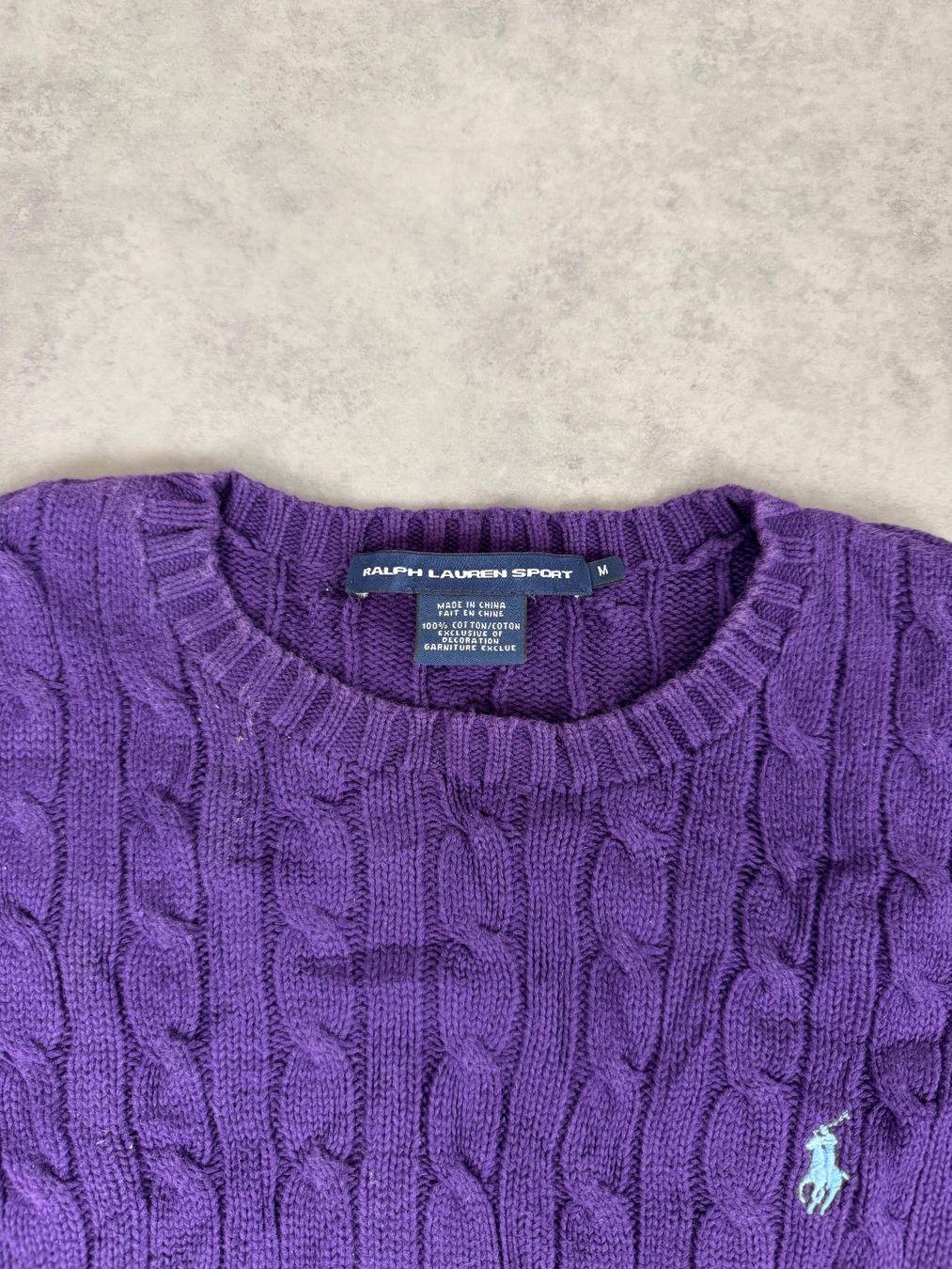 Ralph Lauren Pulls & Sweat-shirts: Ralph Lauren Cable Knit Pullover - Grösse: XS | Vintage – D'occasion à Fraubrunnen par simon_28839 2