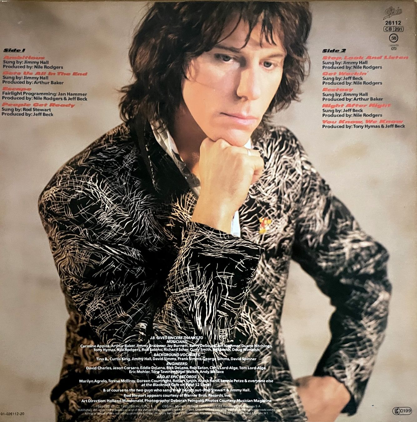 Schallplatten: Jeff Beck 3 LP's - Flash, Jeff Beck Group, Beck, Boggert & A – Gebraucht aus Savagnier von Ne2065 1