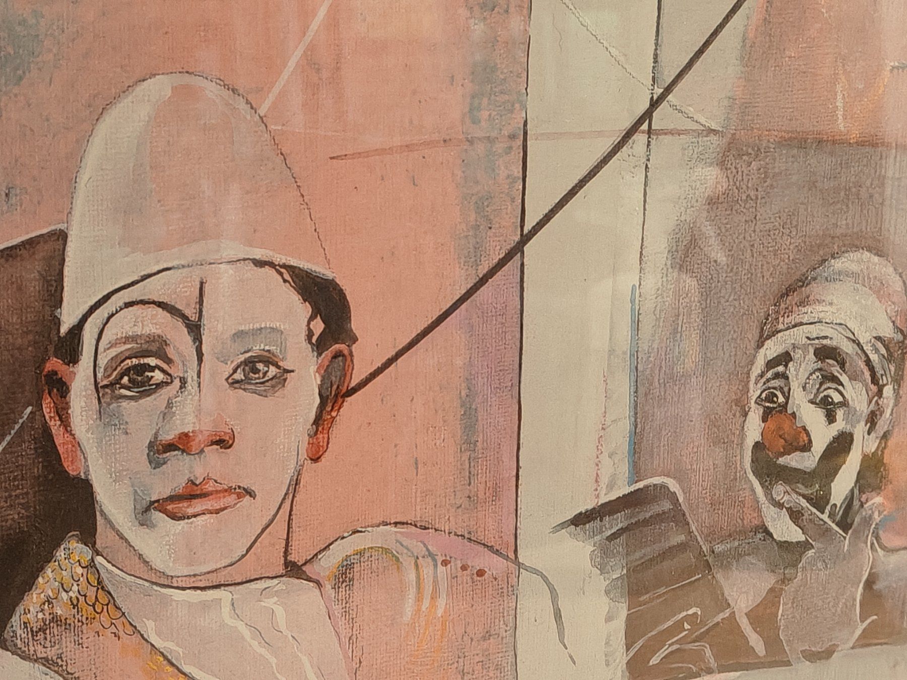 Dipinti: Rolf Knie "Pipo" - Clown - 1980 – Usato da Birr venduto da DisDas 3