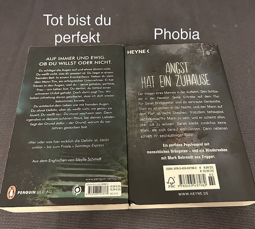 Bücher: Vier Thriller  – Gebraucht aus Riniken von sel_p98d 1