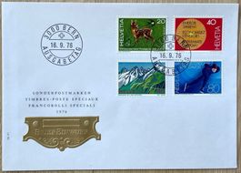 FDC Alpen VII & Sondermarken II 1976