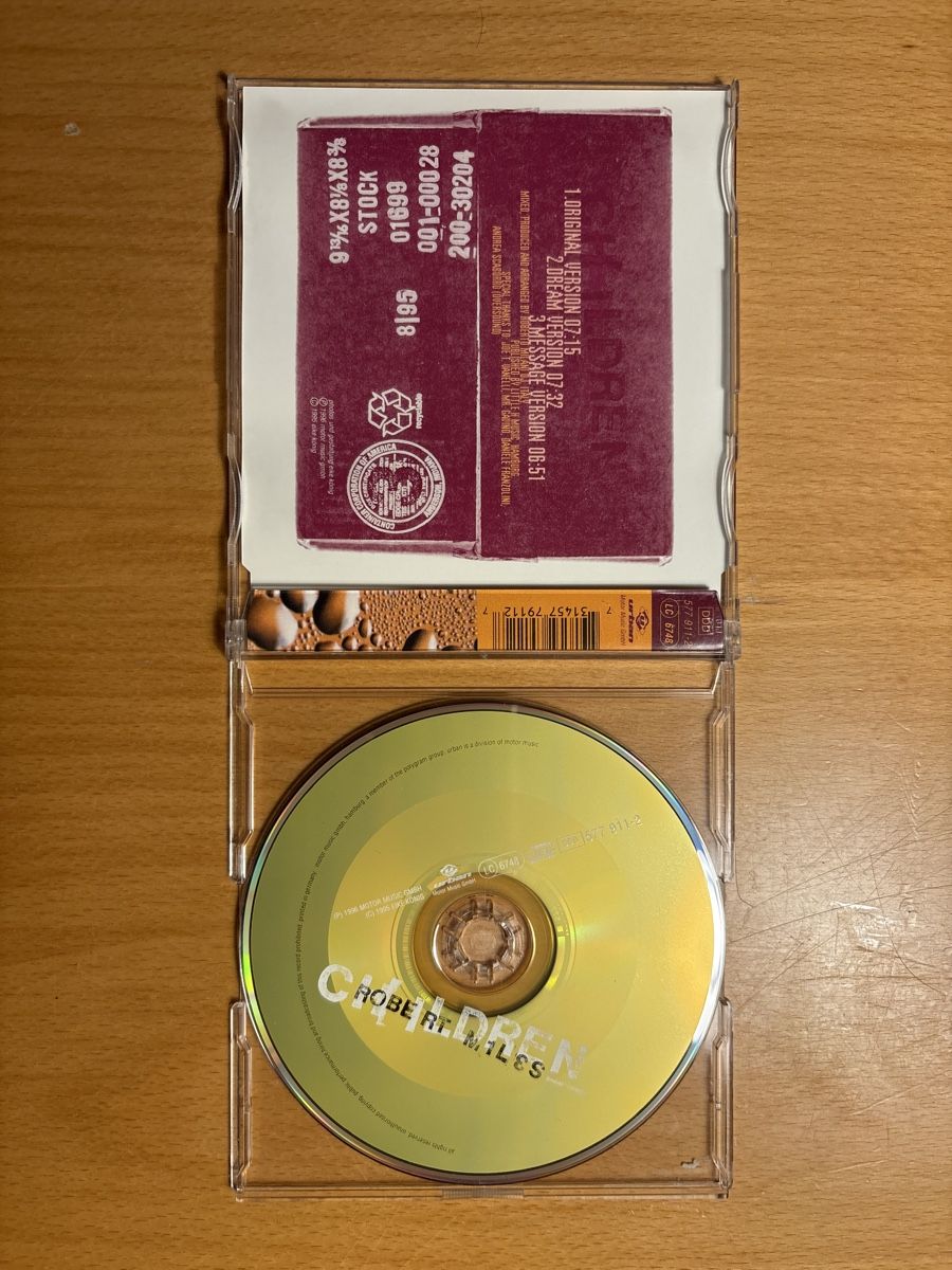 CD: Robert Miles Children CD – Usato da Schüpfen venduto da Cedric03 1