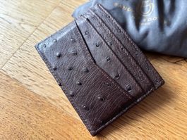 Luxury Bangkok Bootery Cardholder V Cards Wallet (Ostrich)