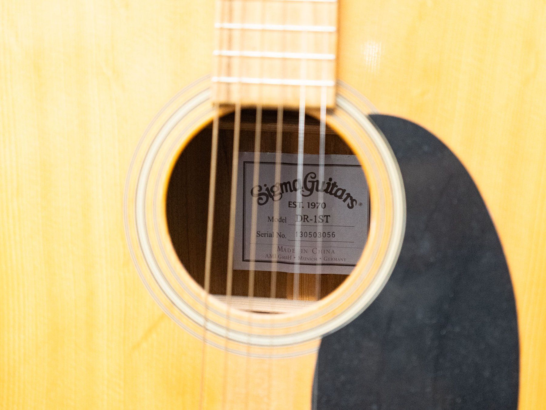 Sigma Strumenti musicali: Sigma DR-1ST Dreadnought mit Gigbag Natur - Ref. 06/28 – Usato da Au ZH venduto da BrockiAu 4