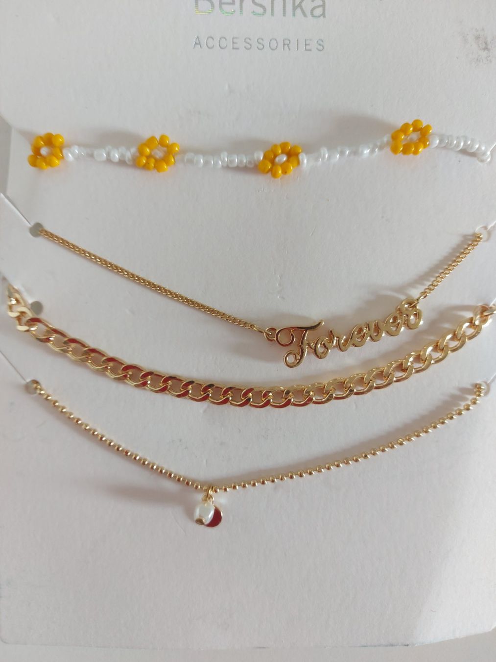 Catenine: Lot de colliers Bershka dorés – Nuovo e nell'imballaggio originale da Le Mont-Pèlerin venduto da jux_x96b 1