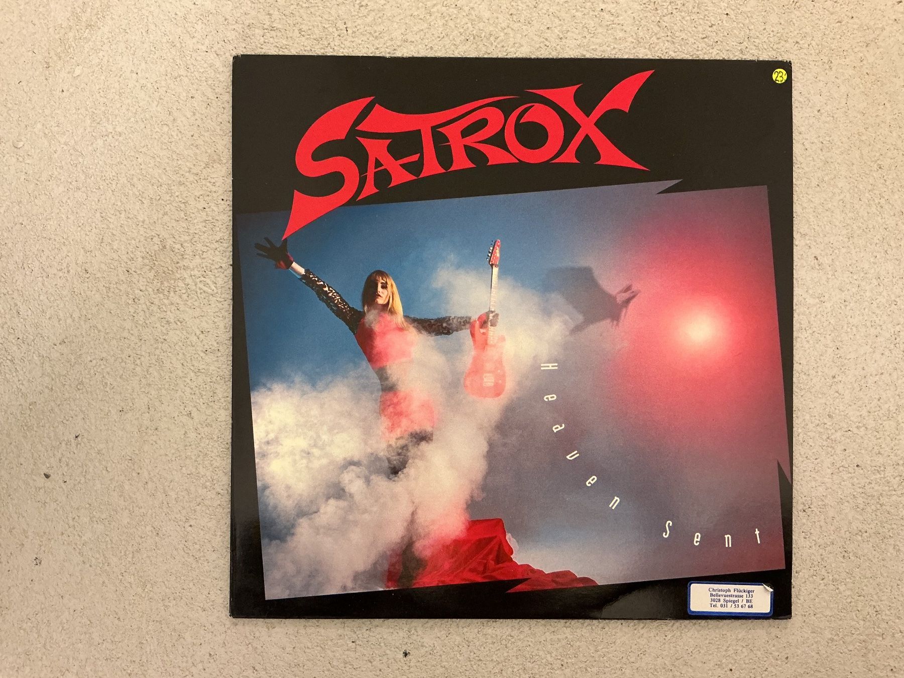 Dischi in vinile: Sarox LP - Heaven Sent – Usato da Winterthur venduto da Tumko_7_Vinyl