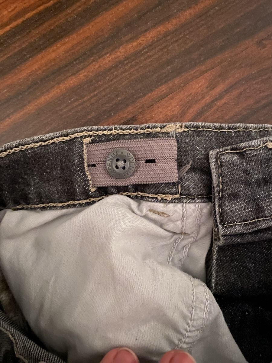 H&M Pantaloni: Graue Baggy Jeanshose – Nuovo (secondo la descrizione) da Gretzenbach venduto da Lina.67 4