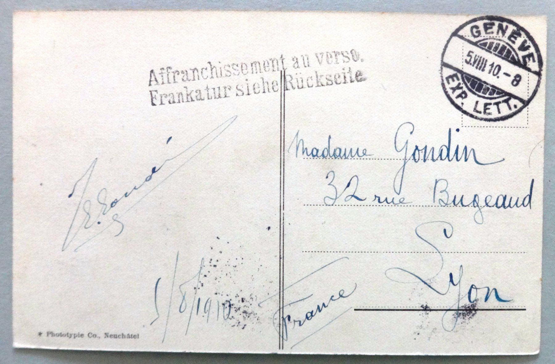 Cartes postales: Genève et le Monument Brunswick – D'occasion à Fétigny par Billy2miny 1