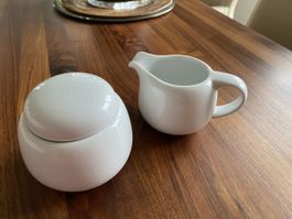 Zuckerdose Milchkännchen Schumann Keramik 