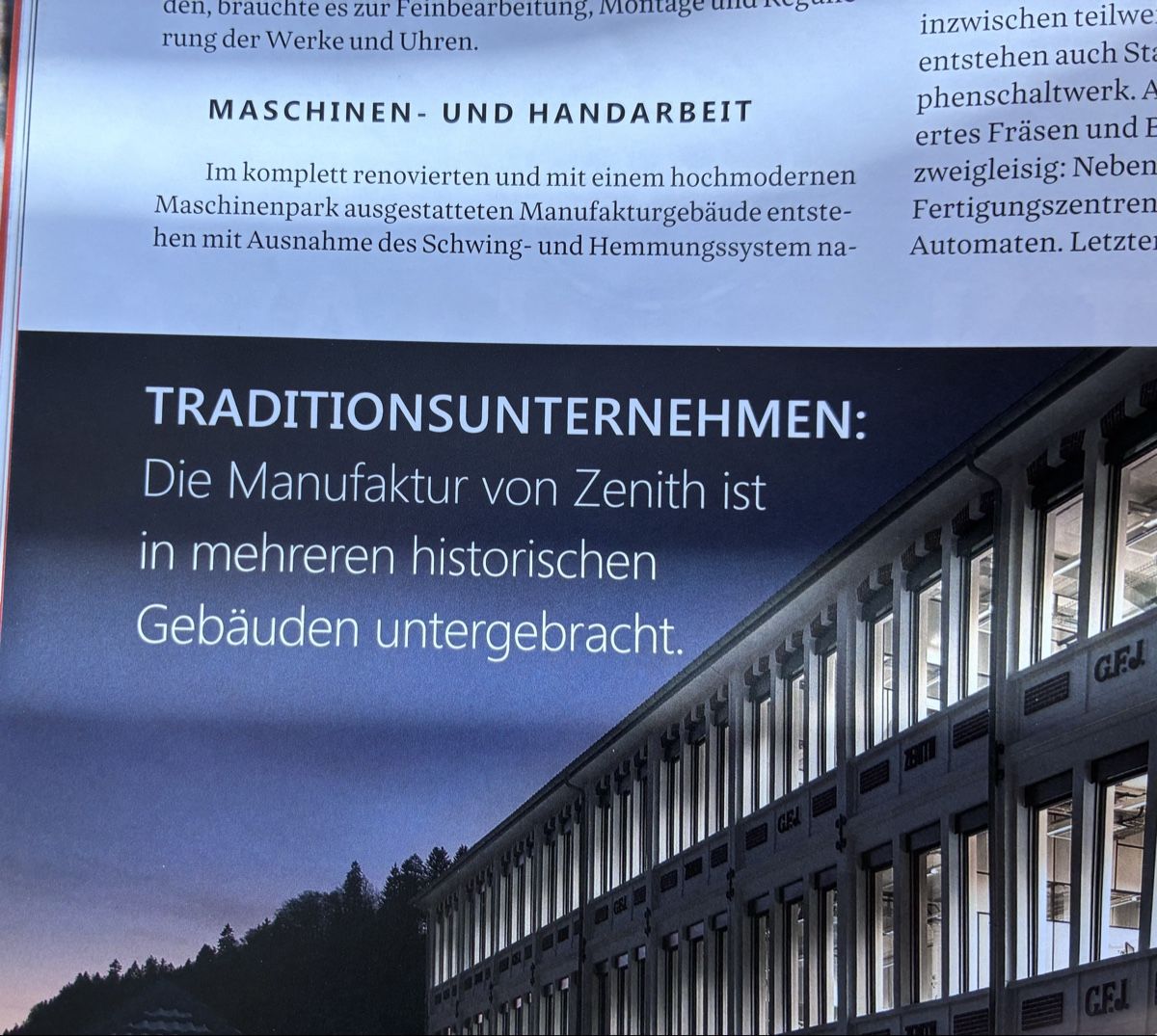Riviste & Magazine: Zenith Uhren Special Ausgabe – Usato da Baden venduto da Goldbaum 1