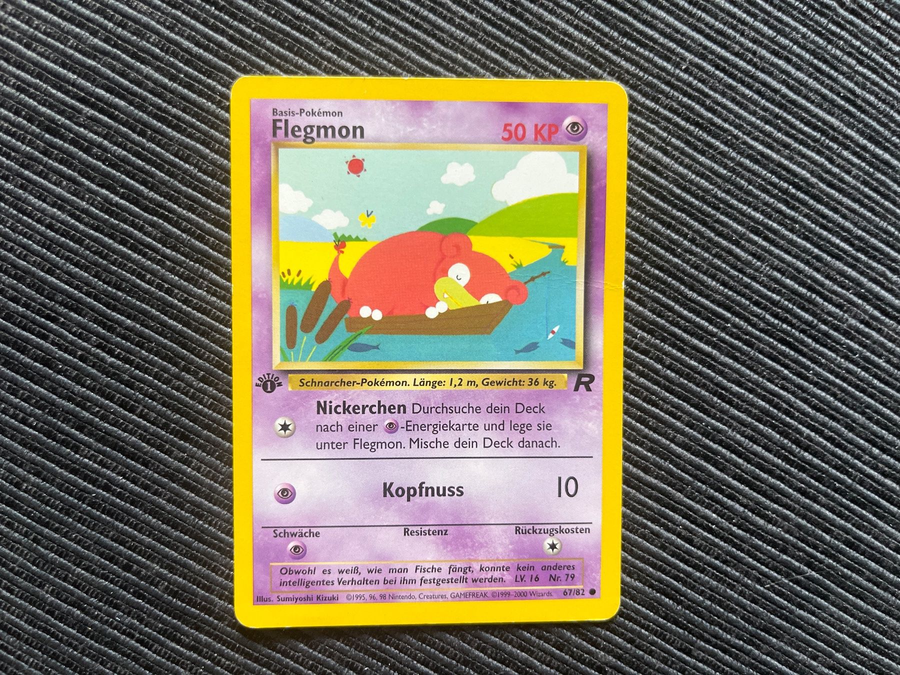 Pokémon Carte collezionabili: Pokemon Flegmon 1.Edition Team Rocket – Usato da Wabern venduto da Collectfun