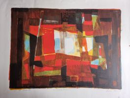 HANS FORSTER  LITHOGRAPHIE SIGNIERT KÜNSTLERPROBE