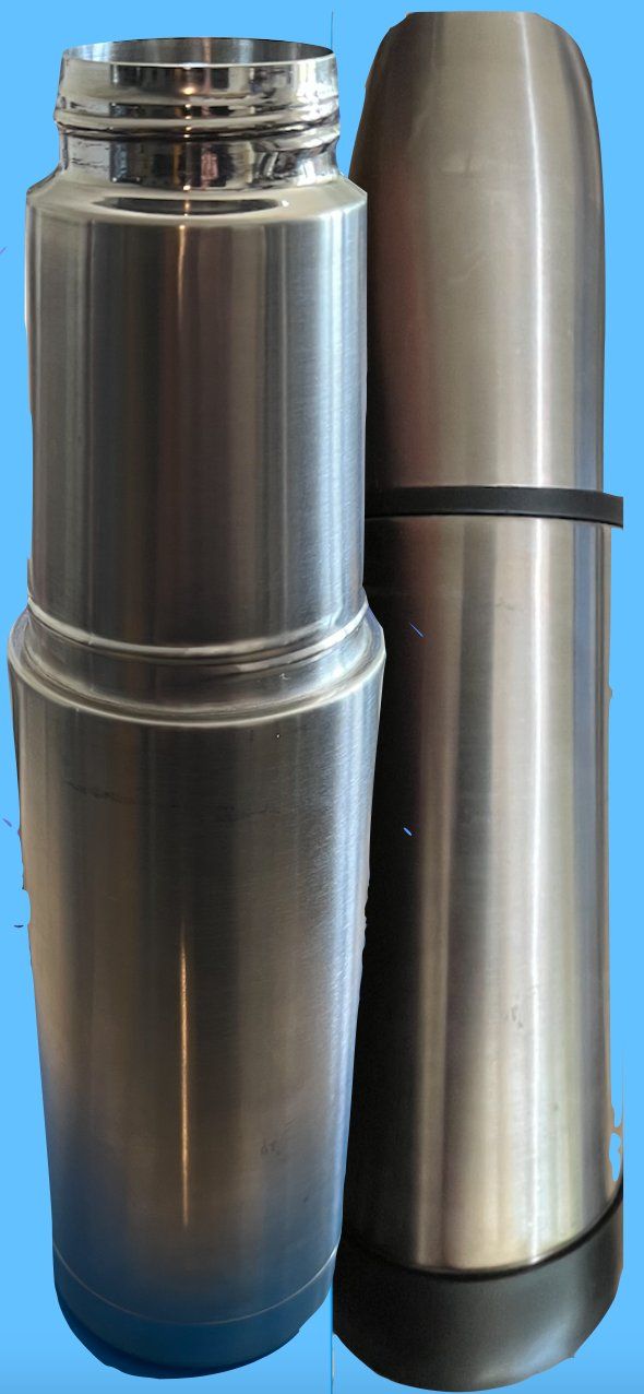 Trinkflaschen & Thermosflaschen: Thermosflasche Edelstahl 1L – Gebraucht aus Wisen von Tukta08