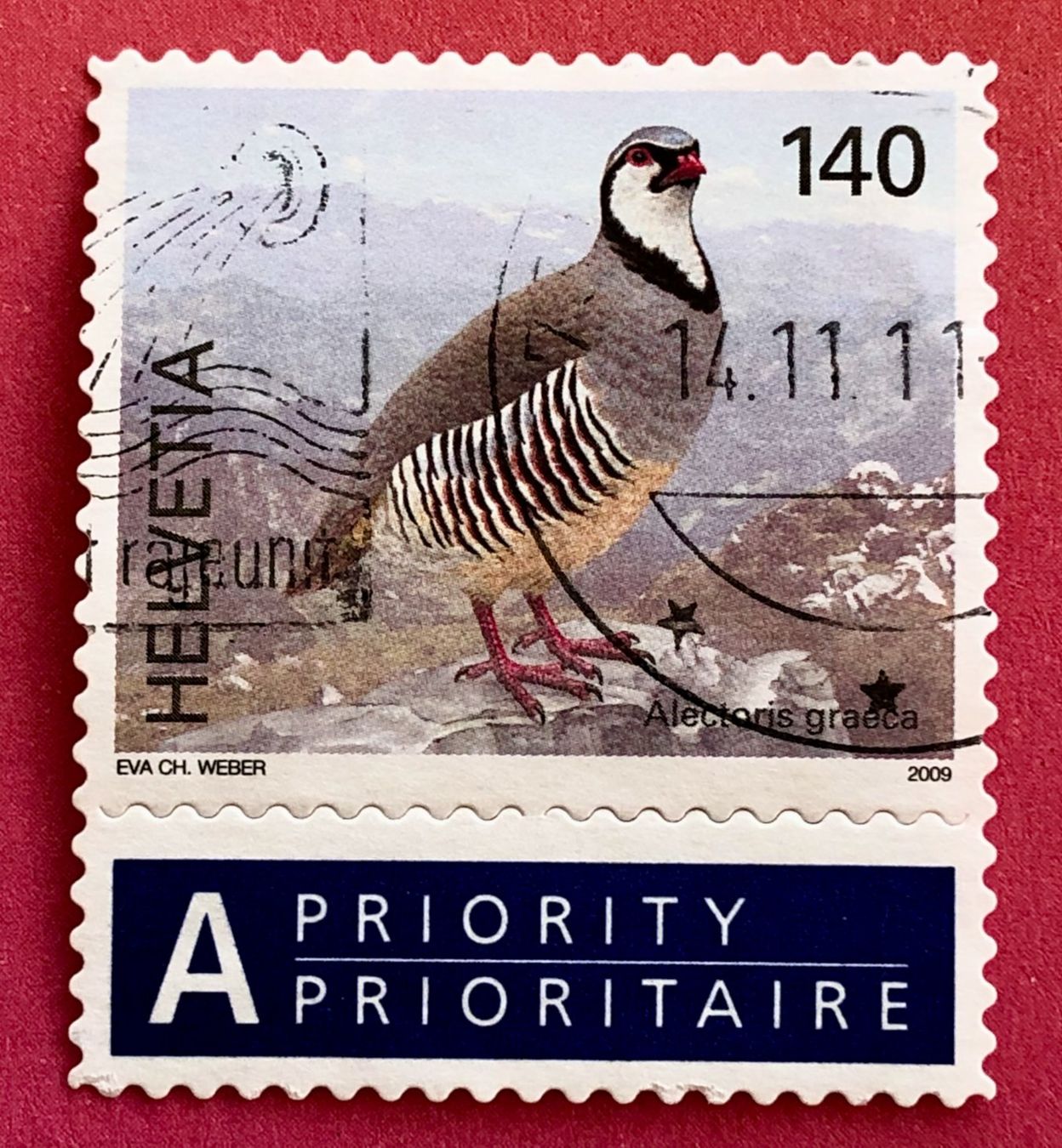 Tutti i francobolli: Nr.1306 Steinhuhn Vögel GESTEMPELT 2009    – Usato da Aarau venduto da Billa007