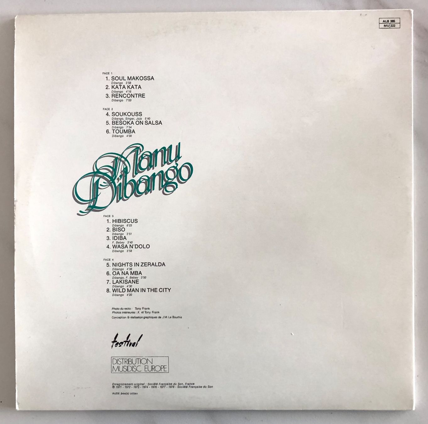 Dischi in vinile: MANU DIBANGO - MANU DIBANGO – Usato da Poliez-Pittet venduto da Newtown-Records 1
