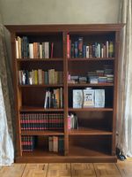 Libreria Classica in Legno a due vani con ripiani